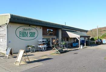 The award-winning Felicity's farm shop has delicious local produce and holiday treats.