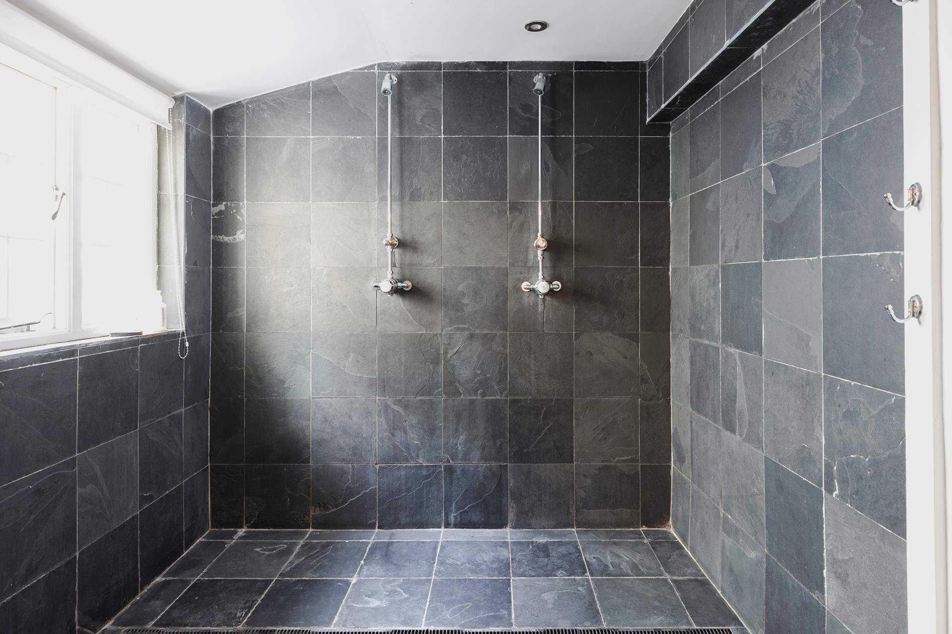 The ground floor wet-room has this great space for showering sandy children and adults after a day on the beach.