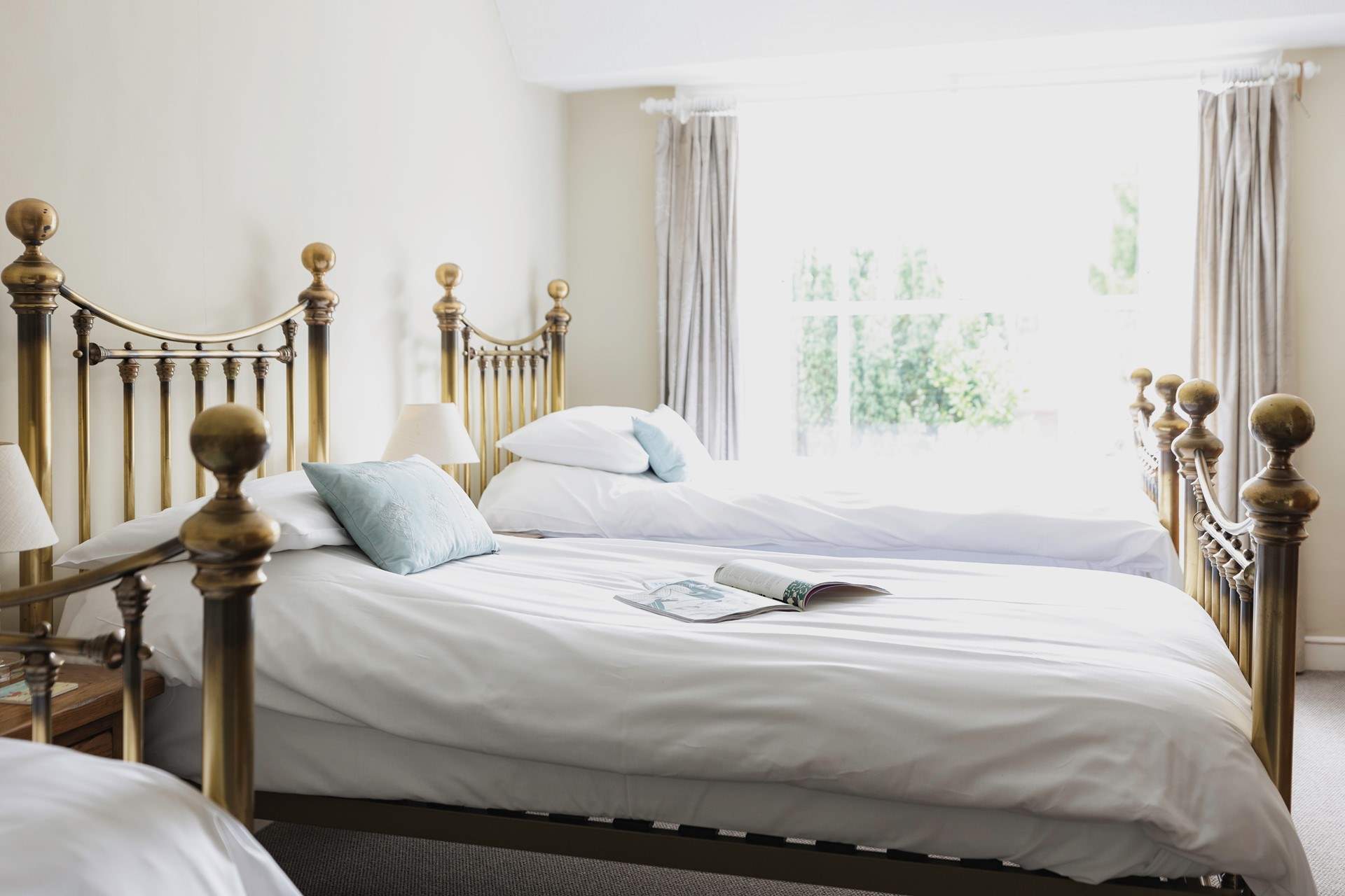 Another view of bedroom 3, with such great bedsteads.