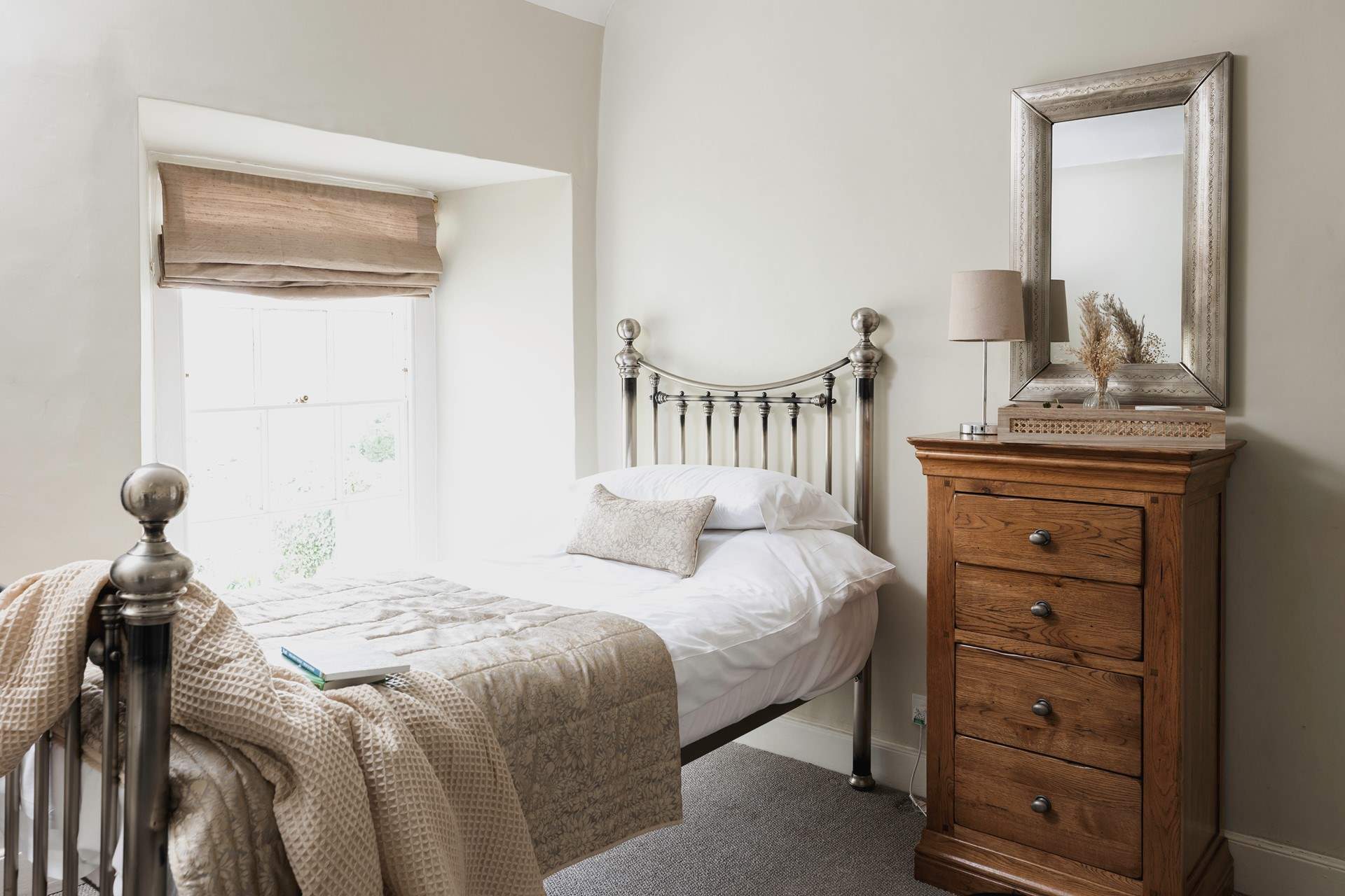 Bedroom 4 over looks the patio and rear garden.