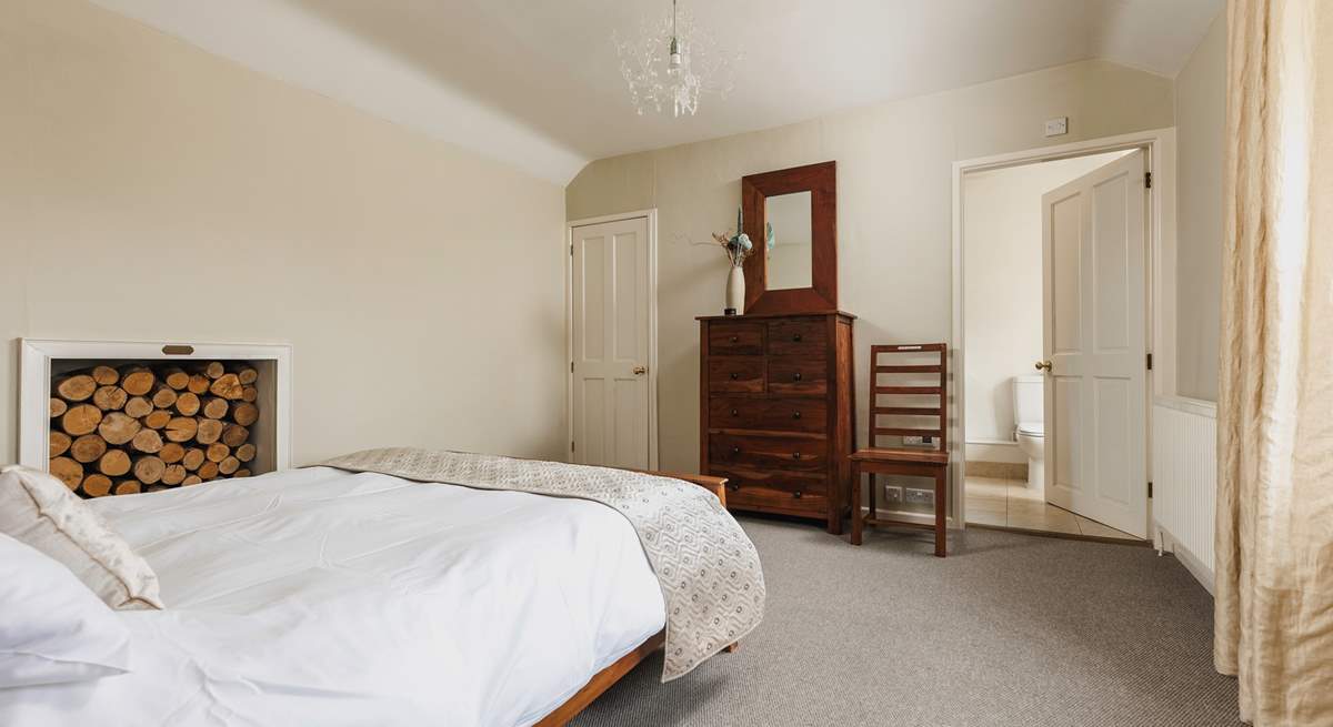 Bedroom 2 is at the back of the house, it has a super comfy five-foot bed and en suite shower-room.