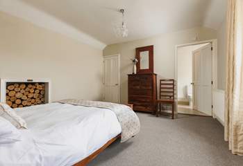 Bedroom 2 is at the back of the house, it has a super comfy five-foot bed and en suite shower-room.