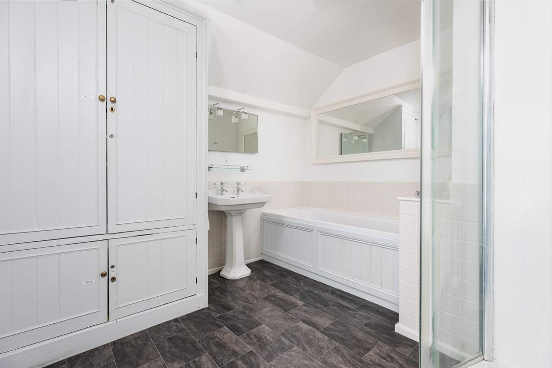 The family bathroom on the 1st floor, next to it is a separate WC.