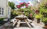 The patio is a sun-trap, perfect for a late lazy breakfast or barbecue. - Thumbnail Image