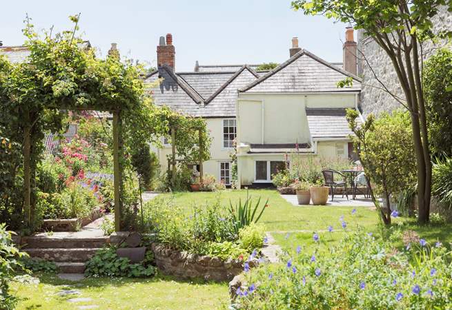 Looking back to the house after a good explore of the multi-area garden