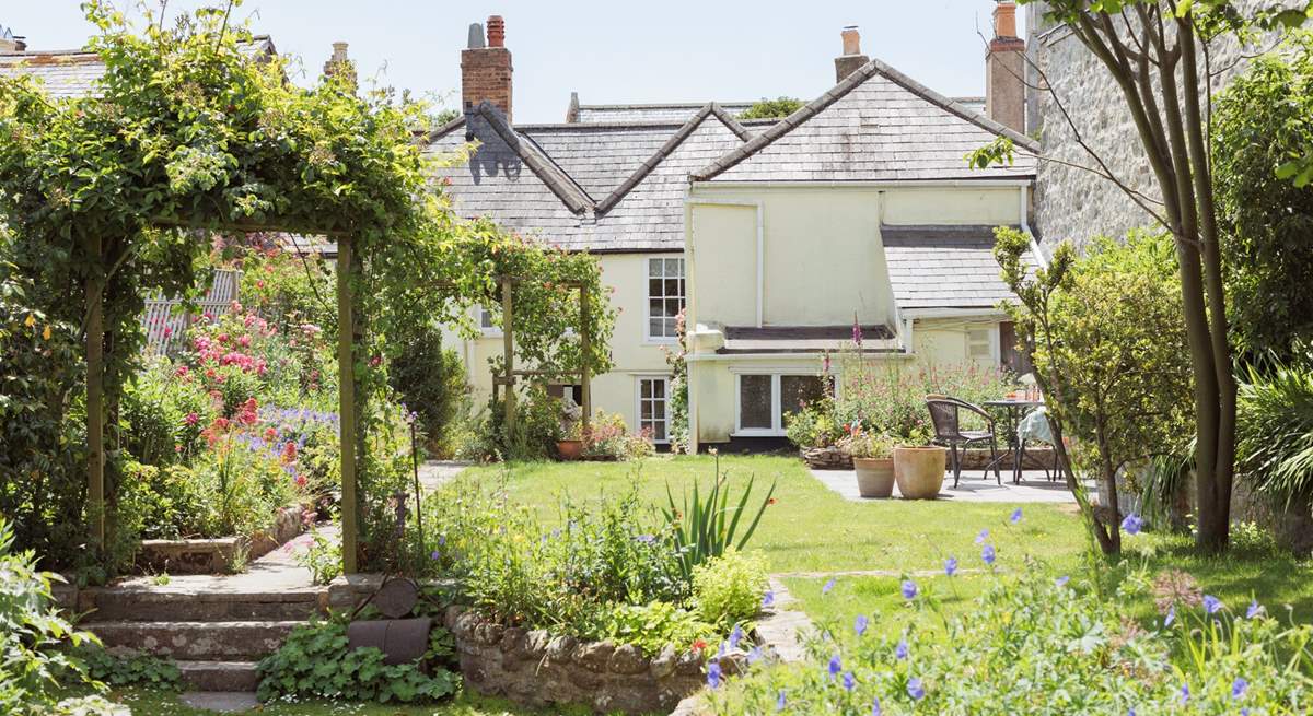 Looking back to the house after a good explore of the multi-area garden