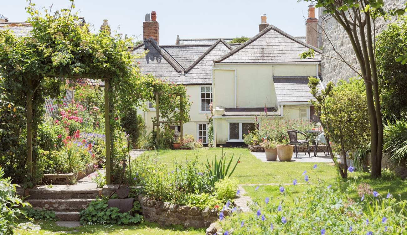 Looking back to the house after a good explore of the multi-area garden