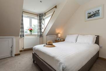 This bedroom is lovely and airy (Bedroom 4)