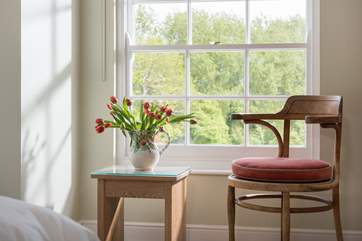 Thoughtful uses of colour throughout the house.