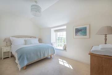 Lie in bed and look out at the views.