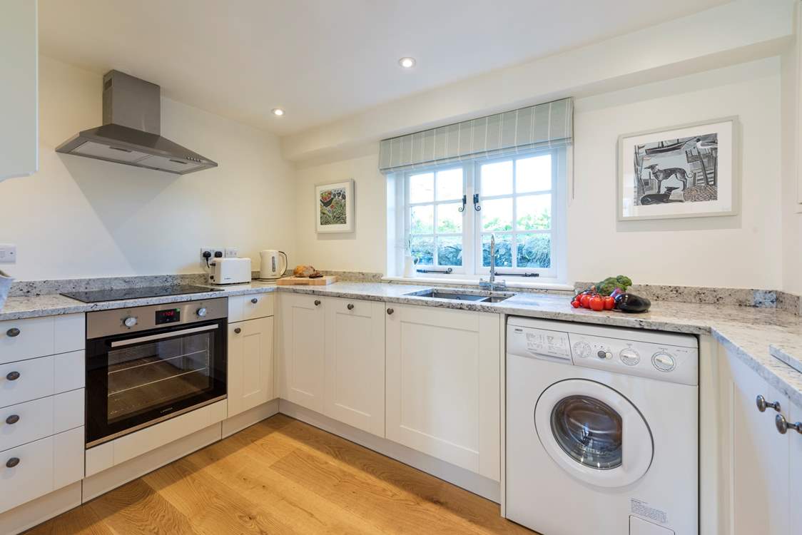 The lovely kitchen.