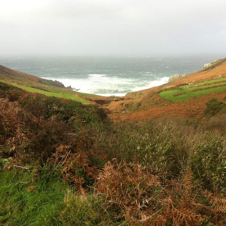 A stroll across moorland to the sea.