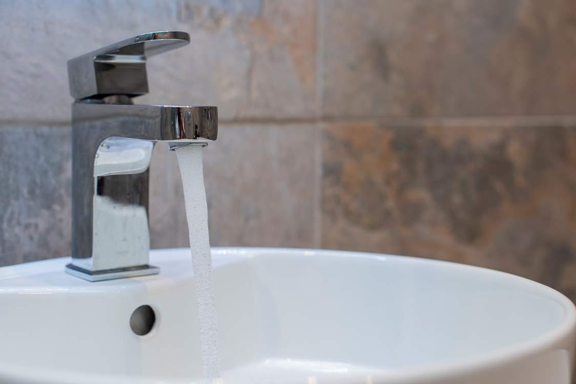 Modern bathroom suite.