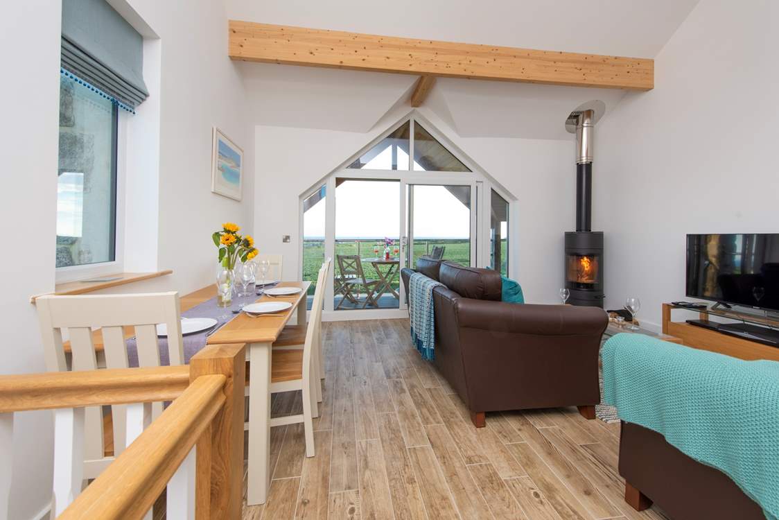 Dine in or relax by the fire.