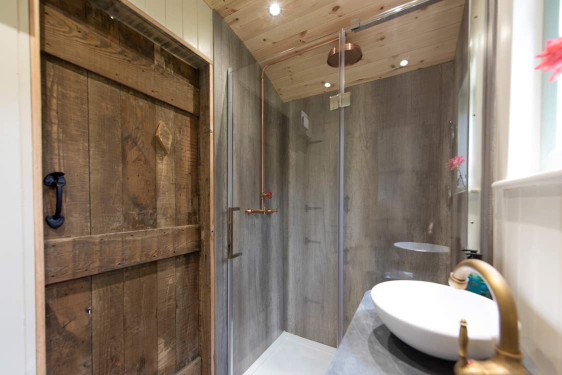 The shower is a great size!