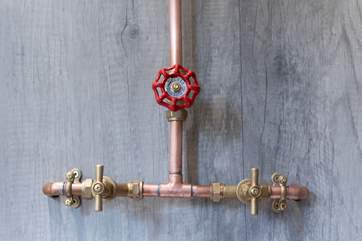 And clever use of handcrafted fittings.