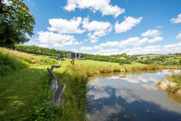 Looking across the pond back over to stunning Shepherd's Rest.