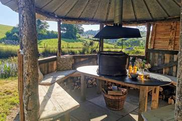 The barbecue hut is a really hidden treasure.