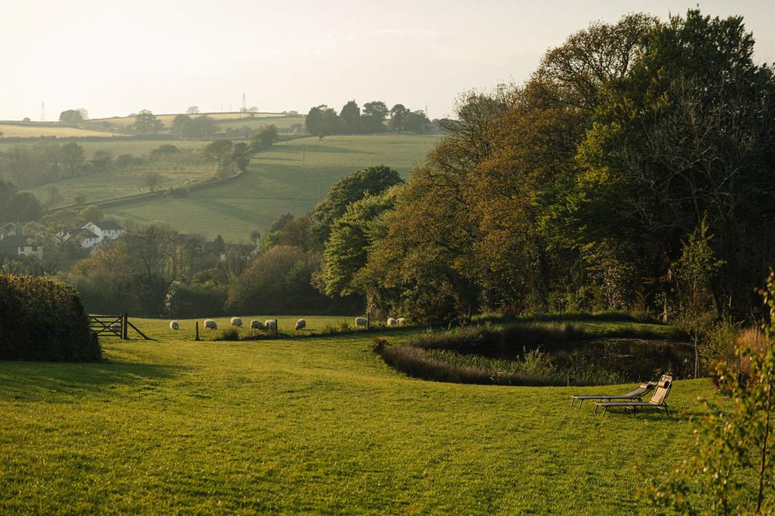 Picturesque countryside views from every angle.