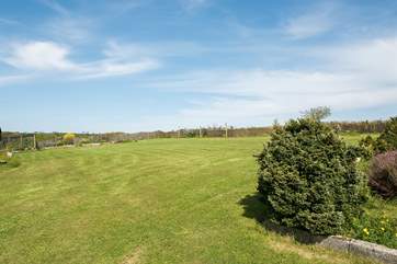 The large lawn will delight young and old alike.