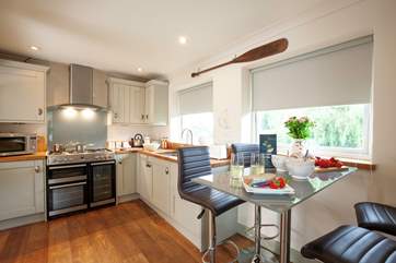 Enjoy mealtimes in your charming surroundings.