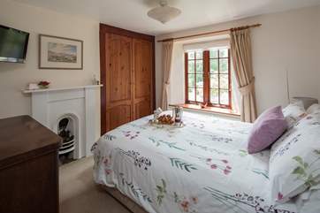The master bedroom is a very welcome sight after a full day of exploring this fabulous area.