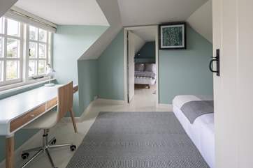 Looking through bedroom 3 to bedroom 4.