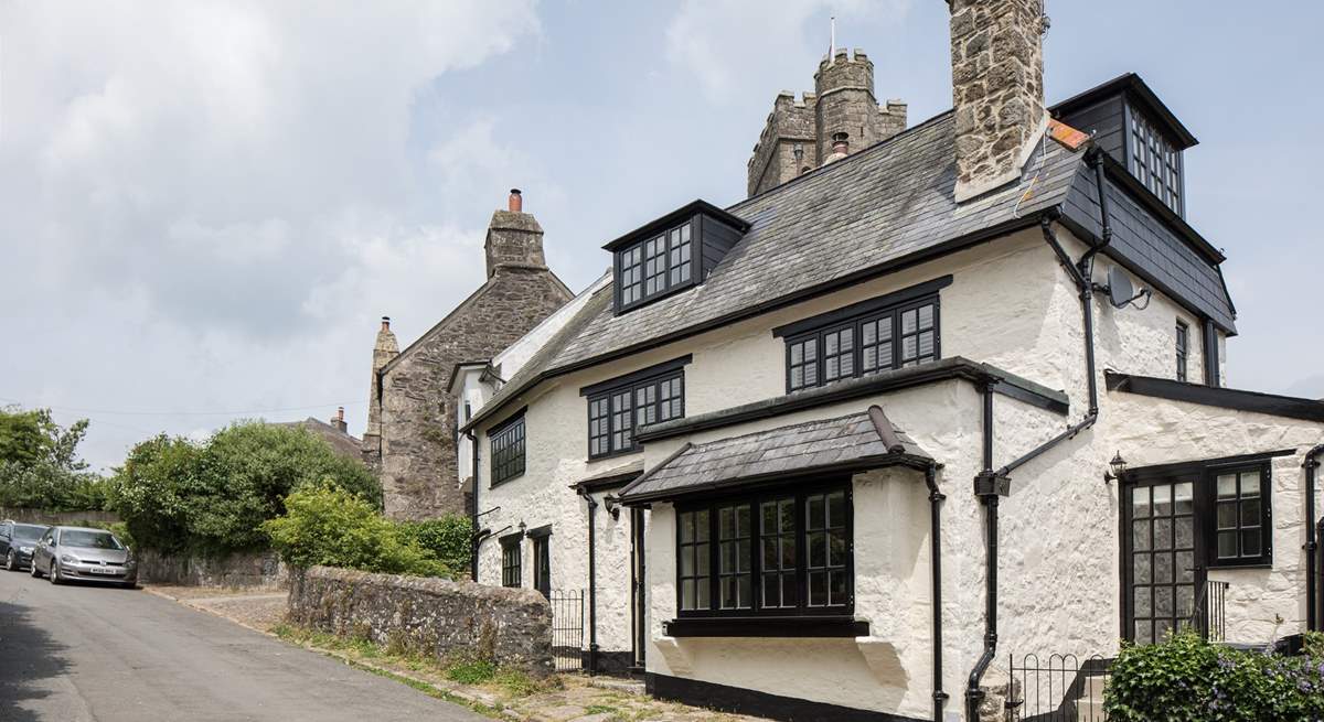 This cottage offers parking right outside your door.