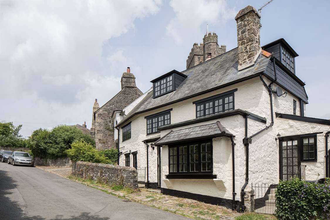 This cottage offers parking right outside your door.