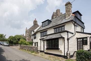 This cottage offers parking right outside your door.
