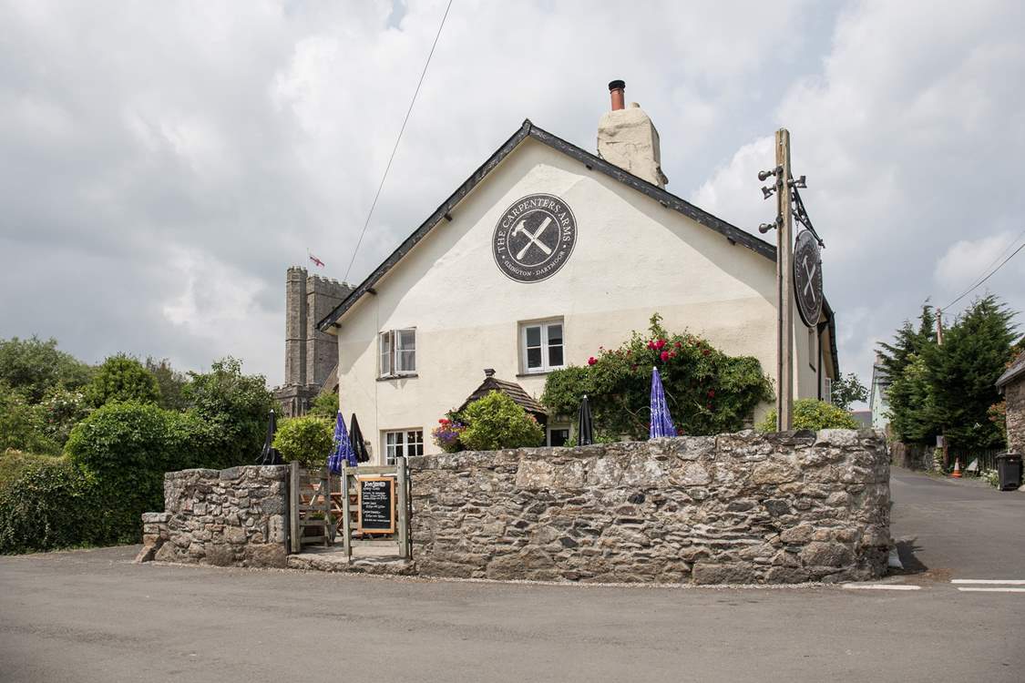 This pretty pub and restaurant is just yards away. The perfect spot for a bite to eat in the sun.
