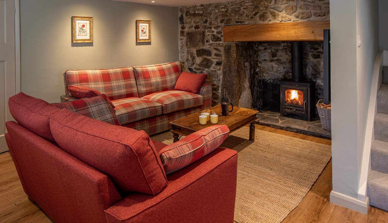 The cosy sitting-room is such a great place to snuggle up and relax following an action-packed day.