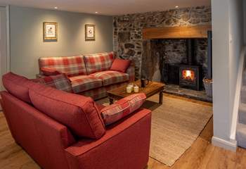 The cosy sitting-room is such a great place to snuggle up and relax following an action-packed day.