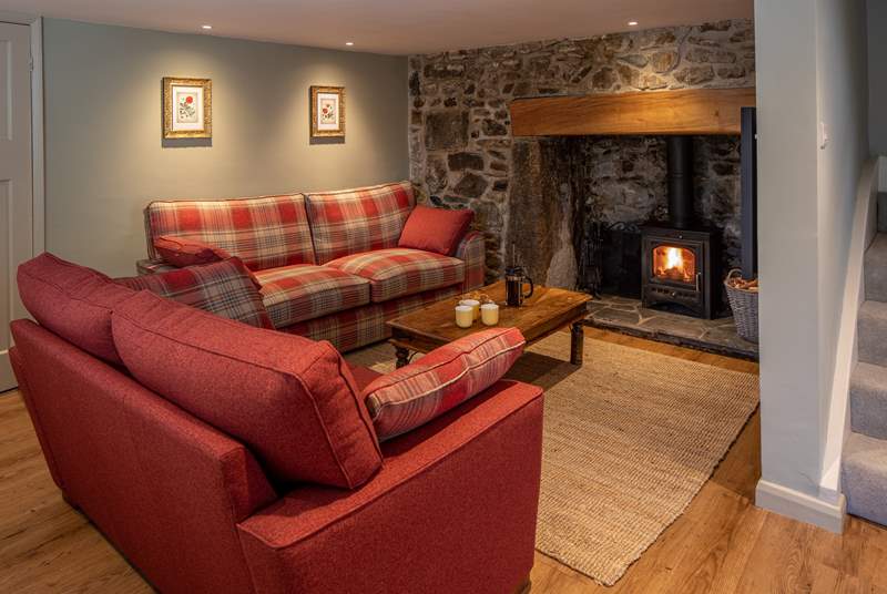 The cosy sitting-room is such a great place to snuggle up and relax following an action-packed day.
