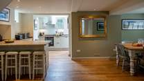 The fabulous open plan flow gives this cottage a real sense of space and style.