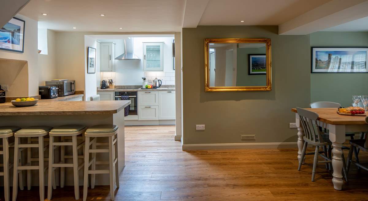 The fabulous open plan flow gives this cottage a real sense of space and style.