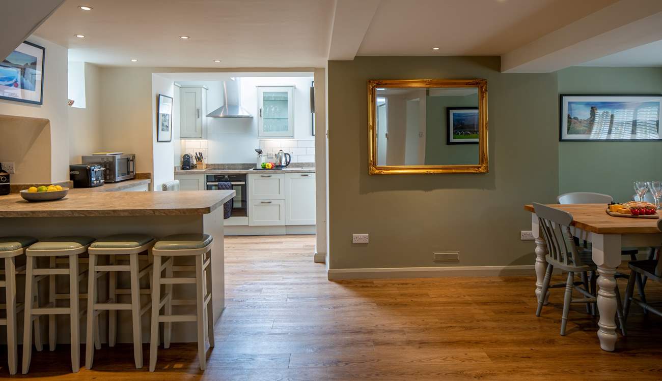 The fabulous open plan flow gives this cottage a real sense of space and style.