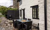 Lovely outside seating area to enjoy a touch of al fresco dining. - Thumbnail Image