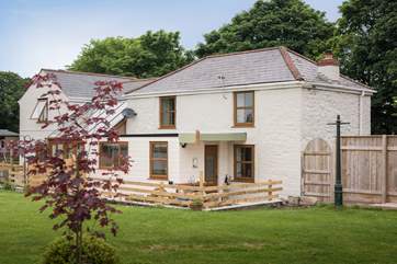 Little Four Fields - the grassed area is perfect for your four legged guests to enjoy.