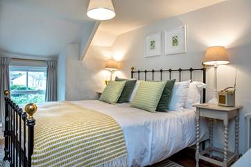 Kear Cottage has three beautifully furnished bedrooms - with super comfy Cornish Company beds.