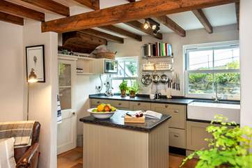 The kitchen really is a most charming room