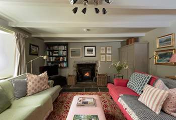 The toasty wood-burner makes this a perfect retreat all year round.