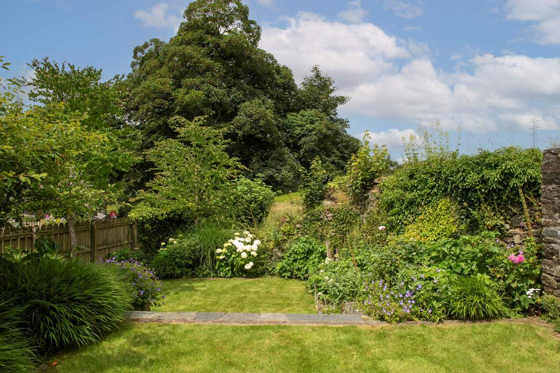 The garden changes with the seasons.