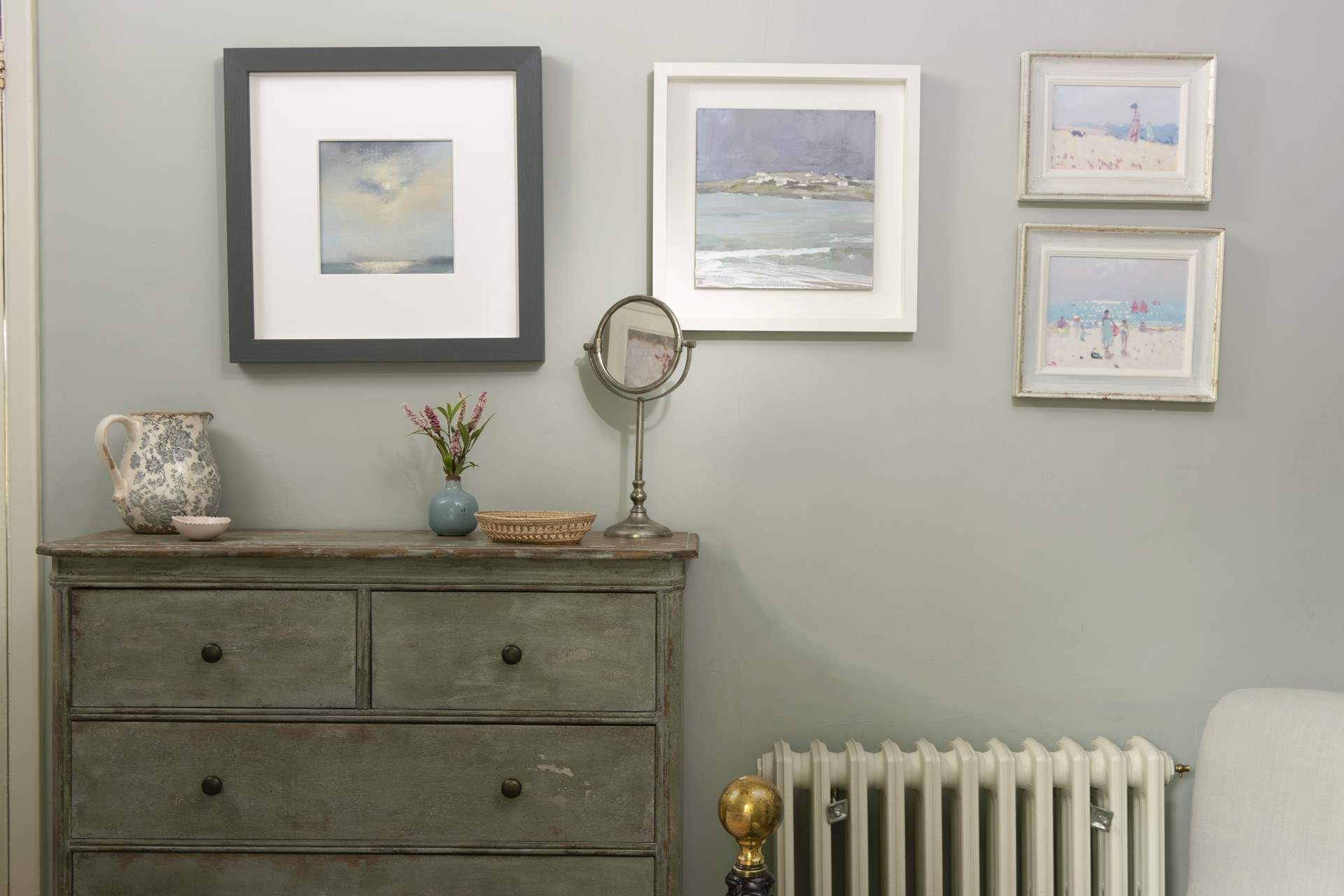 There's a wonderful selection of artwork in Kear Cottage.