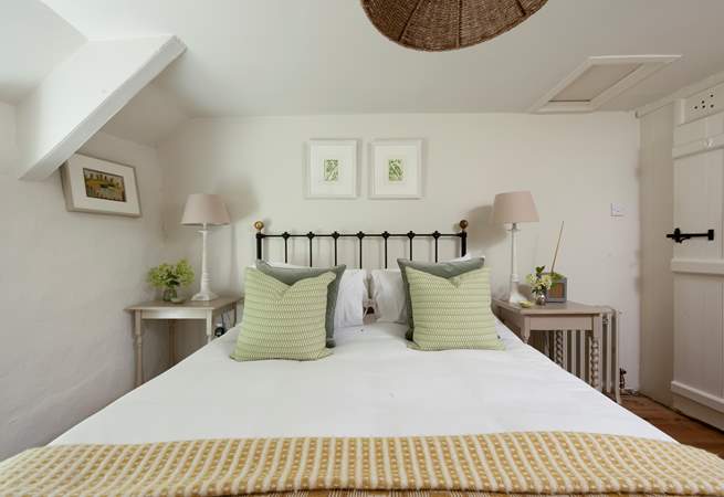 Where a stunning king-size bed awaits.