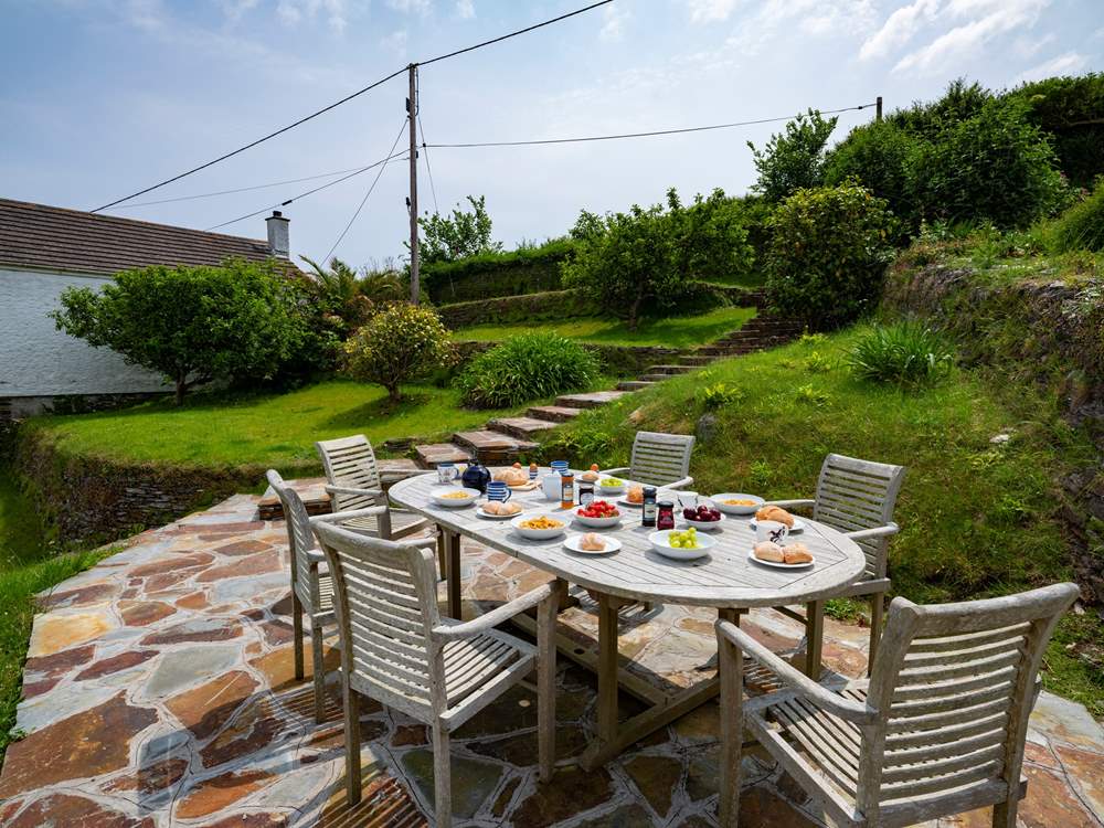 The top of the garden.