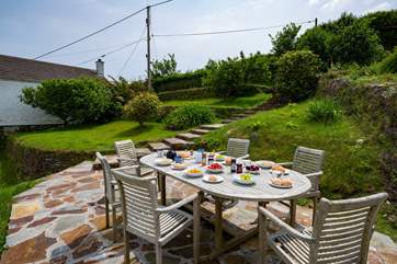 The top of the garden.