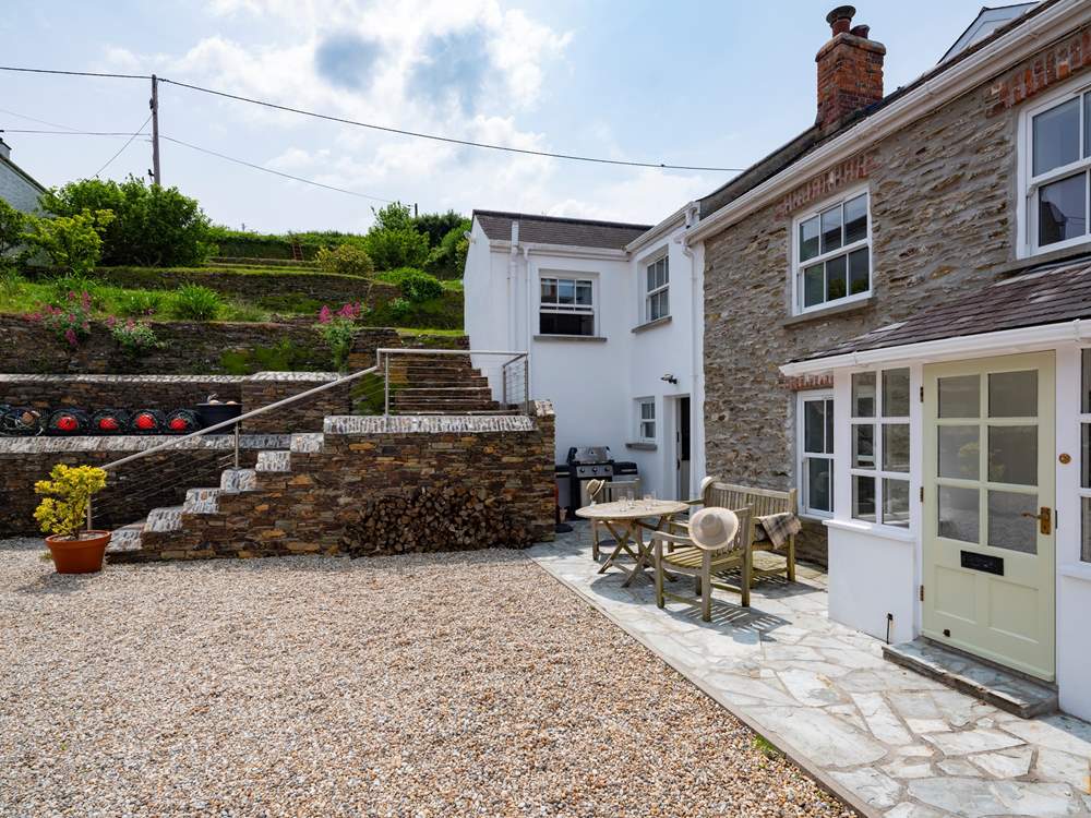 Another view of the front of the cottage.