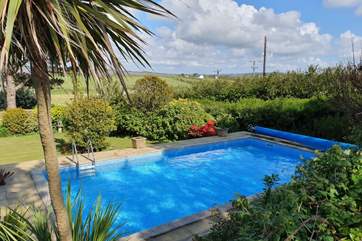 The owners' beautiful pool awaits you!