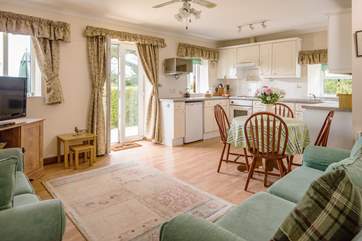 Open plan living.